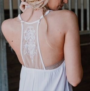 lace racerback dress